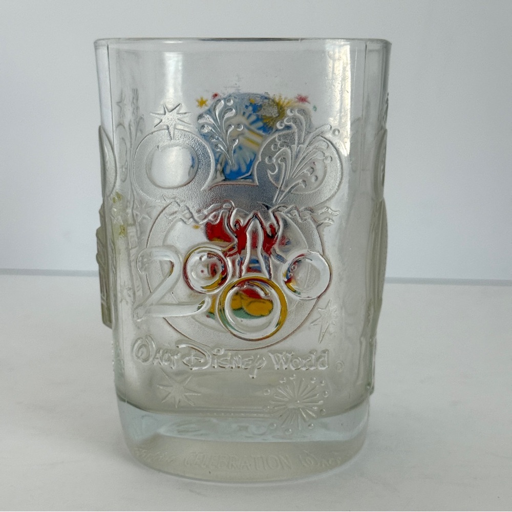 Walt Disney World Mickey Mouse Epcot Wizard Beverage Glass McDonalds 2000 RARE - Picture 3 of 8
